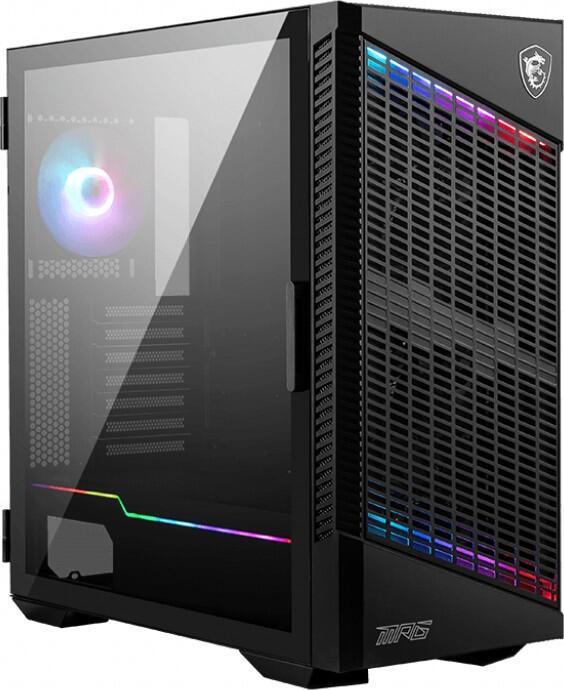 MSI MPG VELOX 100P AIRFLOW computer case Midi Tower Black Datora korpuss