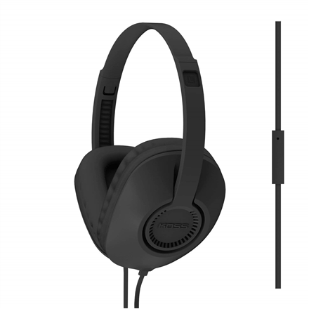 Koss | Headphones | UR23iK | Wired | On-Ear | Microphone | Black austiņas