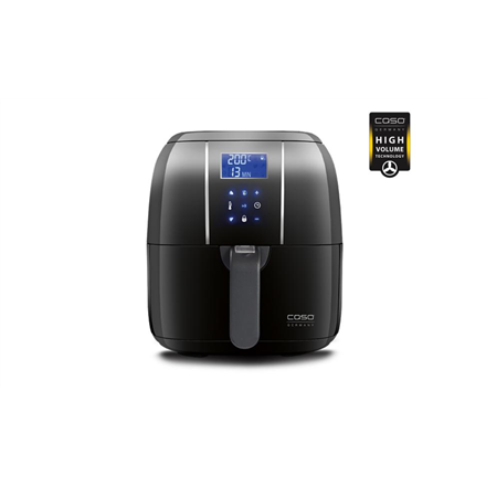 Caso | Air fryer | AF 200 | Power 1400 W | Capacity up to 3 L | Hot air technology | Black 4038437031720 ritēšanas iekārta