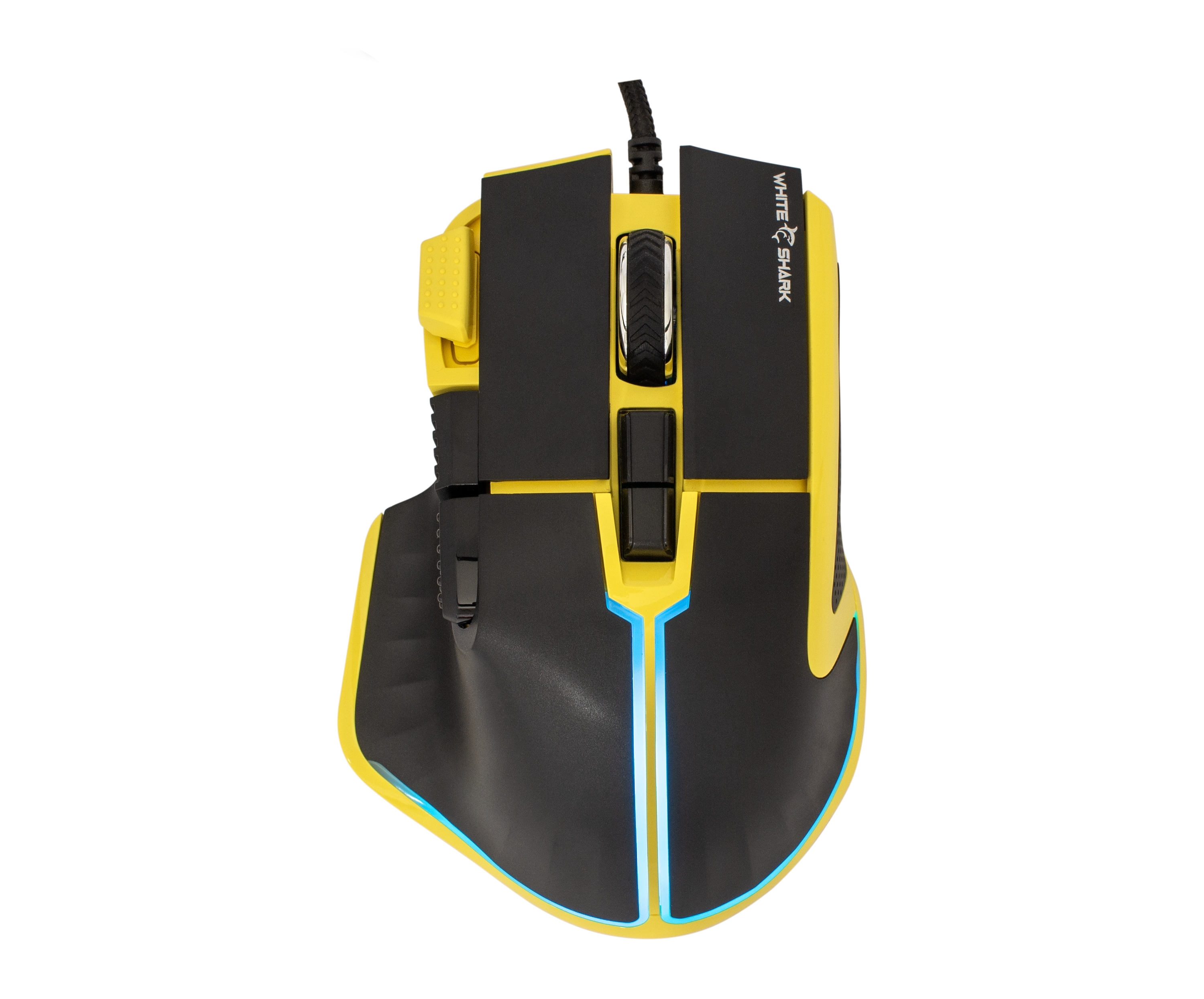 White Shark GM-9006 MARROK Yellow RGB / 12.000 dpi 3858894502011 Datora pele