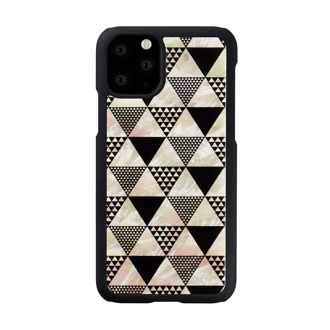 iKins SmartPhone case iPhone 11 Pro pyramid black 8809585423271 maciņš, apvalks mobilajam telefonam