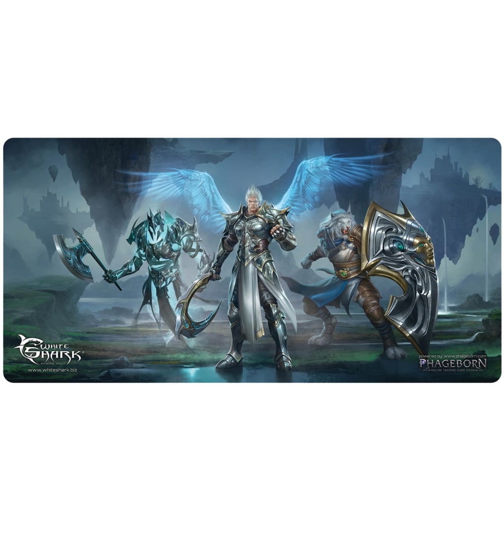 White Shark MP-110 TMP-ASCENDED Gaming Mouse Pad Ascended 0616320537869 peles paliknis