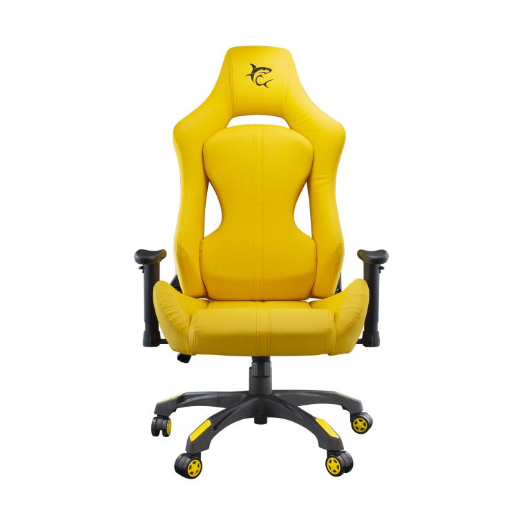 White Shark MONZA-Y Gaming Chair Monza yellow 0736373267473 datorkrēsls, spēļukrēsls