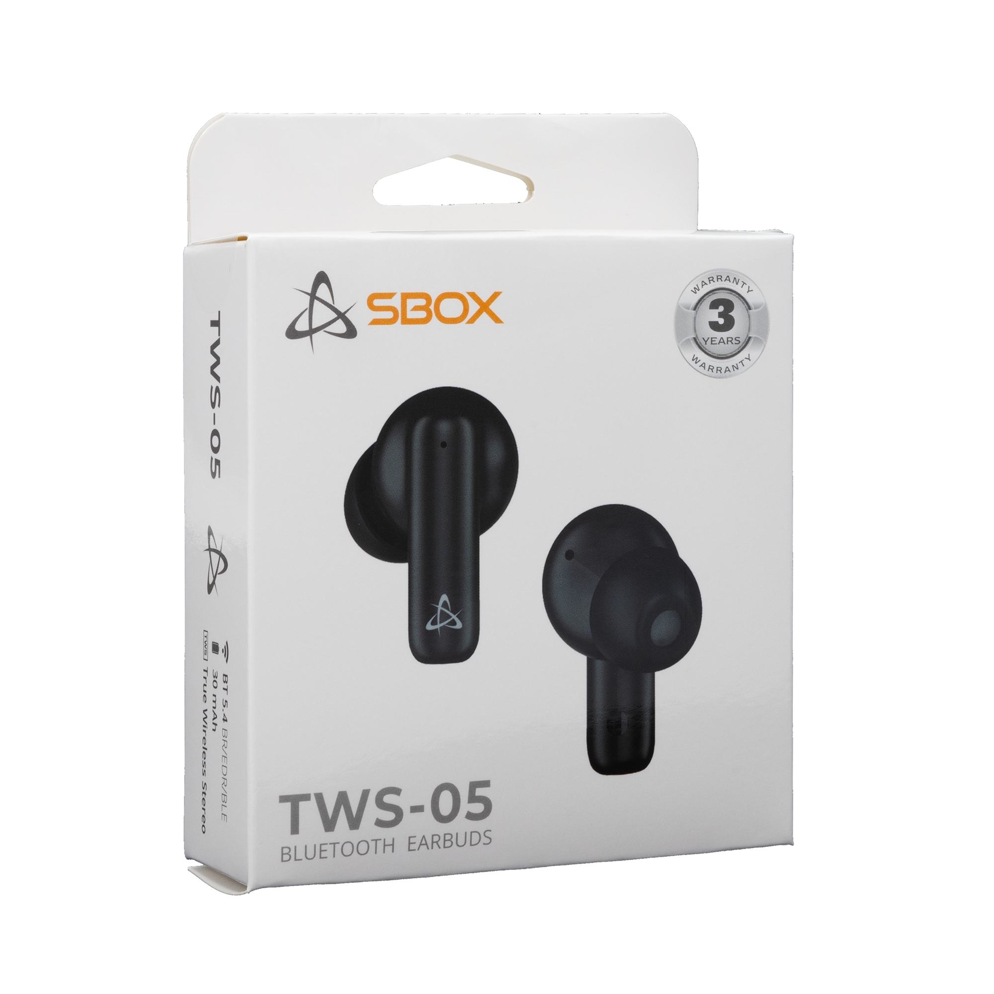 Sbox EB-TWS05 Black 3858894504589 austiņas