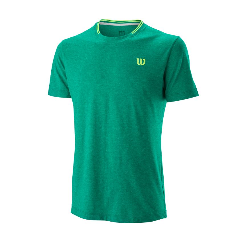 M COMPETITION FLECKED CREW DEEP GREEN