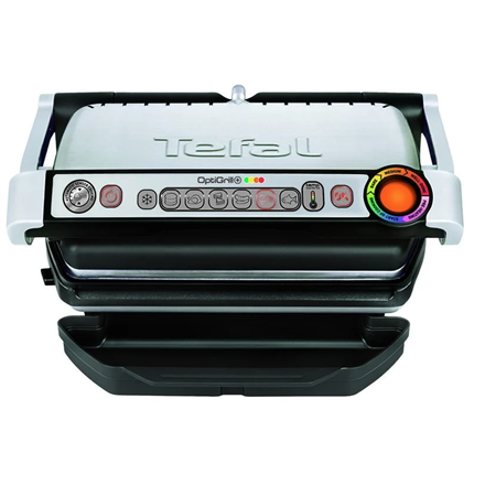 TEFAL | GC716D12 | OptiGrill+ + Waffle plate set | Electric Grill | 2000 W | Silver 3168430281202 Galda Grils