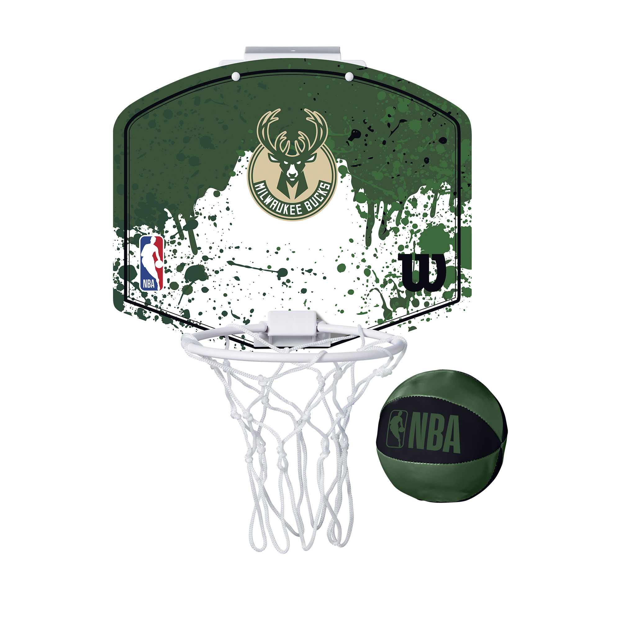 Basketbola groza komplekts NBA MINI-HOOP  MIL BUCKS bumba