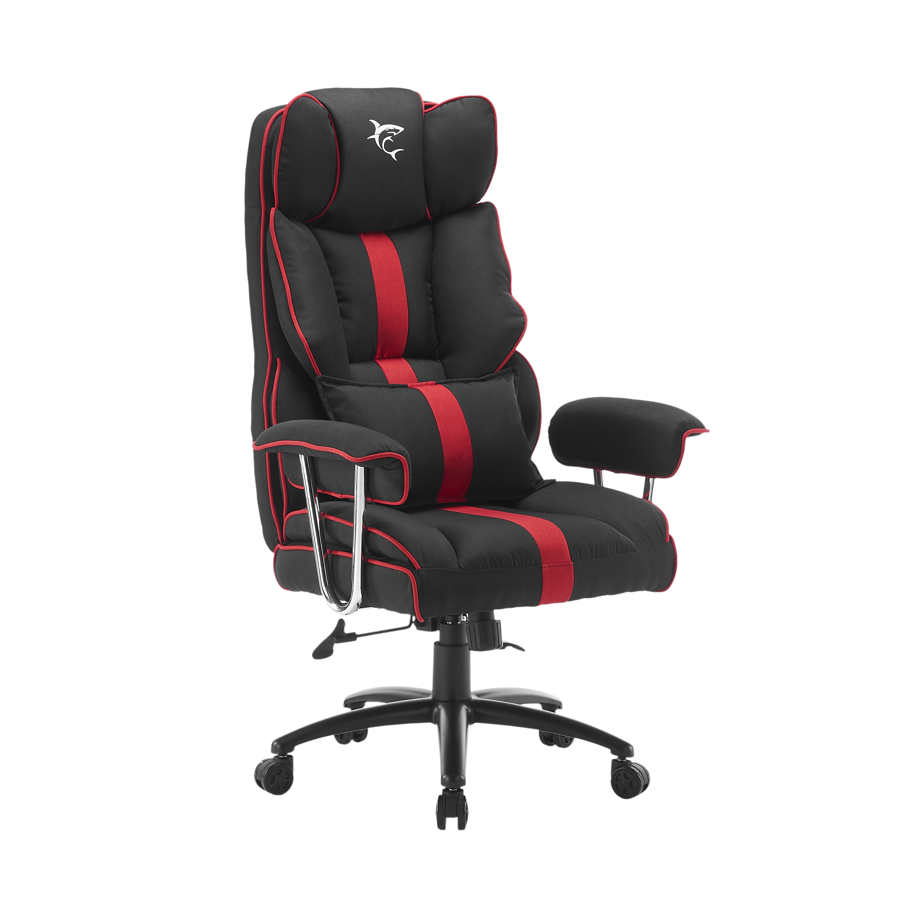 White Shark LE MANS Gaming Chair black/red 3858894502479 datorkrēsls, spēļukrēsls