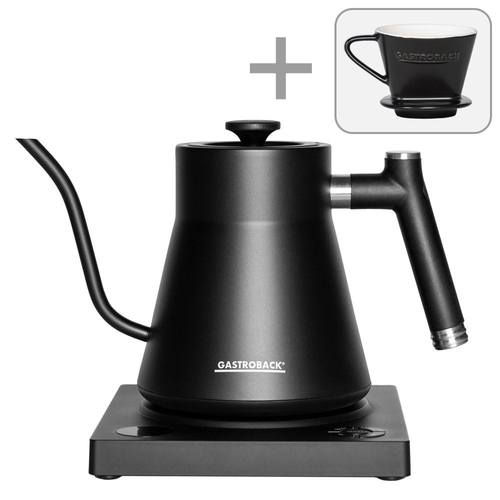 Gastroback 42329 Design Kettle Pour Over Advanced 4016432423290 Elektriskā Tējkanna