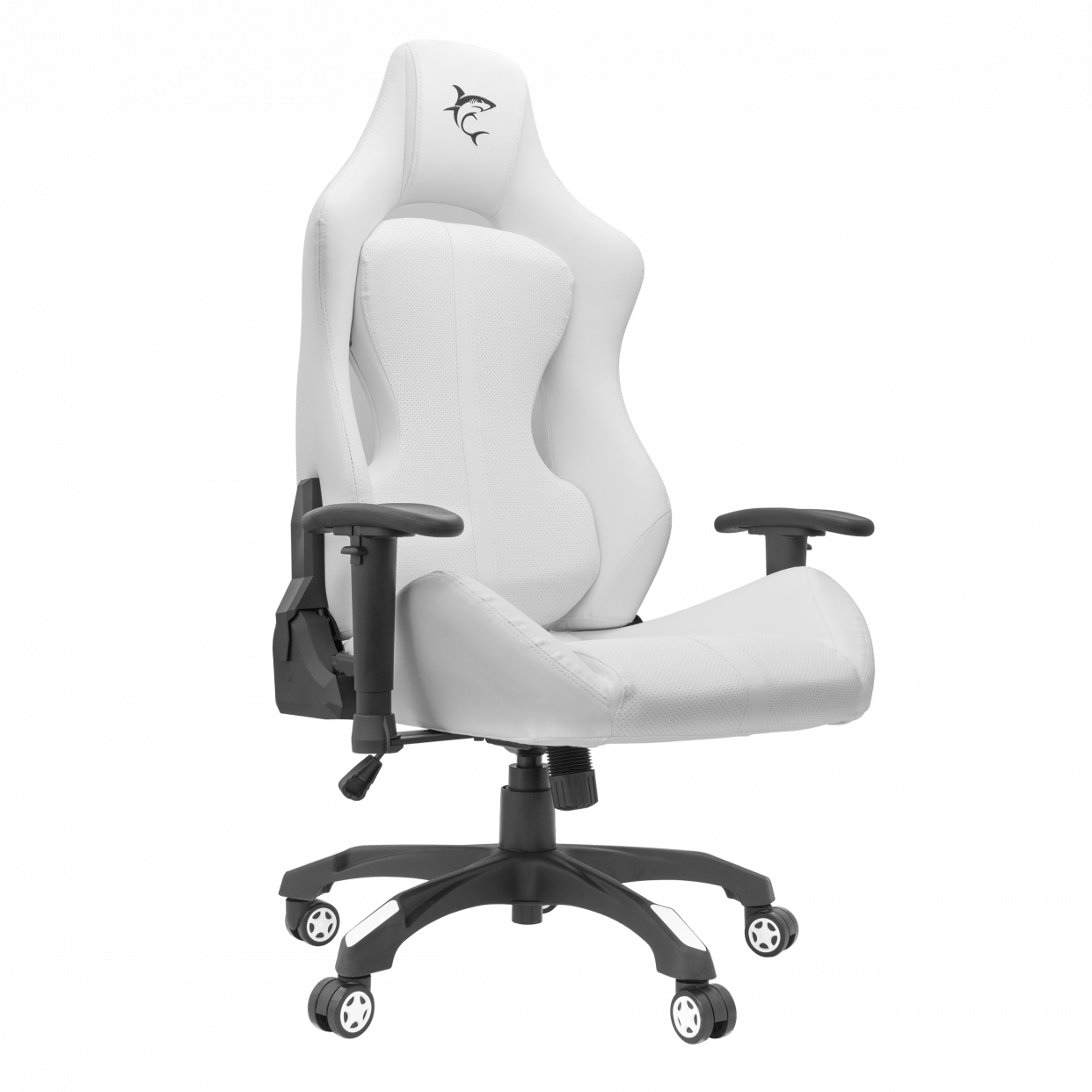 White Shark MONZA-W Gaming Chair Monza White 0736373269033 datorkrēsls, spēļukrēsls