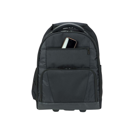 TARGUS Rolling Backpac black Nylon portatīvo datoru soma, apvalks