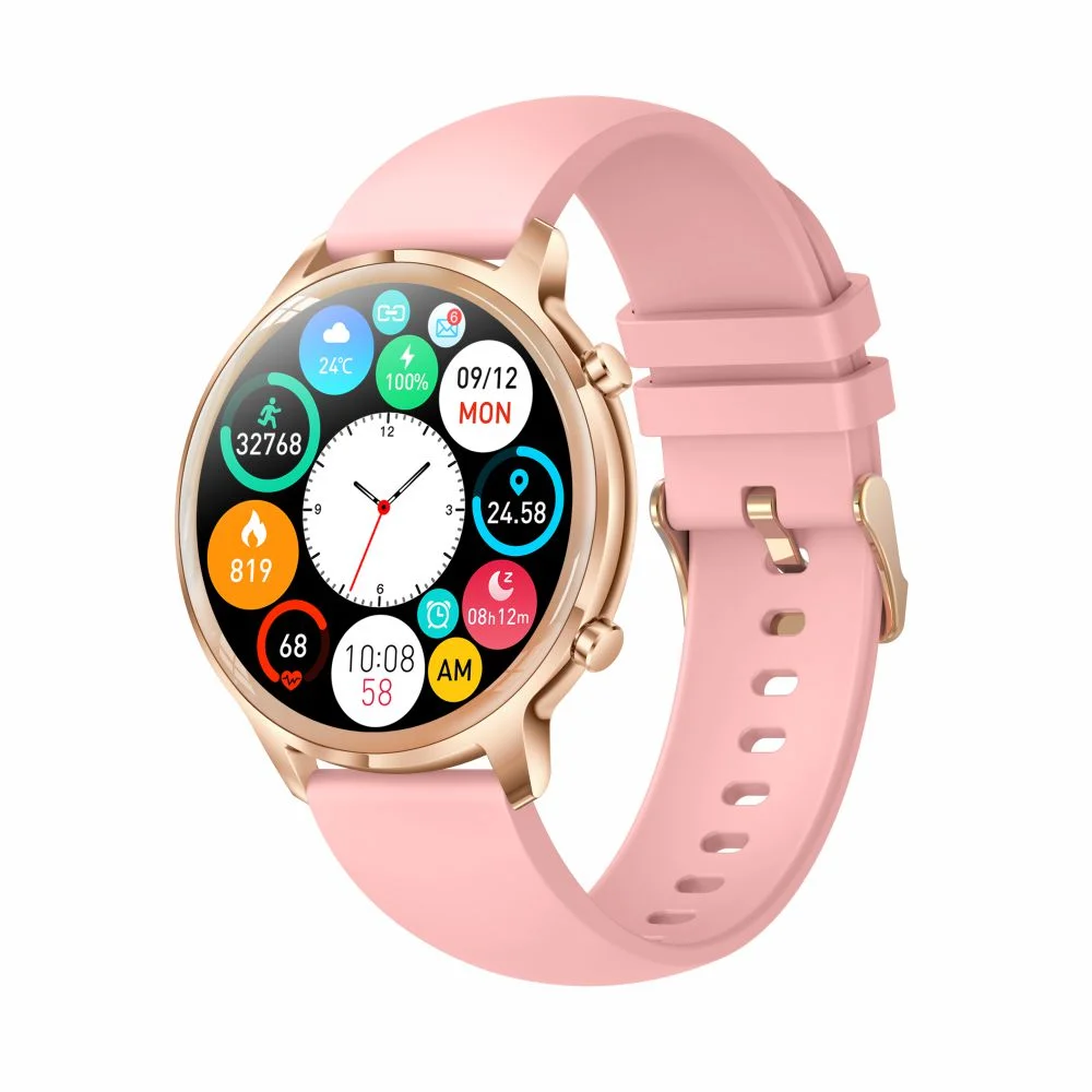 Manta Kelly SWU301PK Pink 5902510676438 Viedais pulkstenis, smartwatch