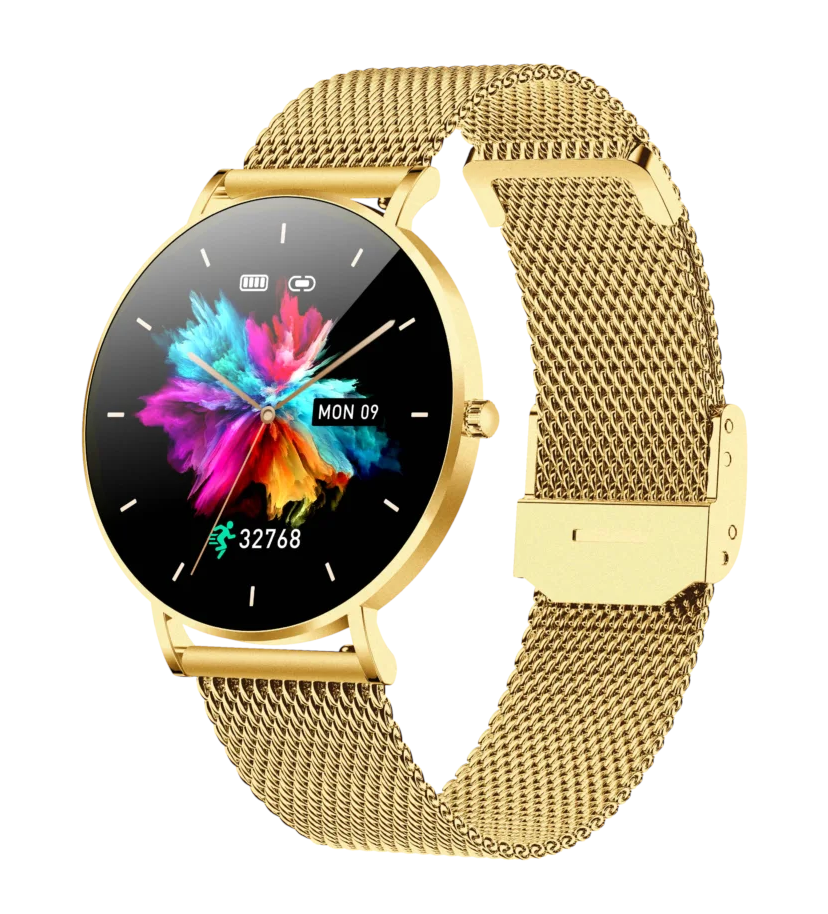 Manta Alexa Lux SWU501LGD Gold 5902510677978 Viedais pulkstenis, smartwatch