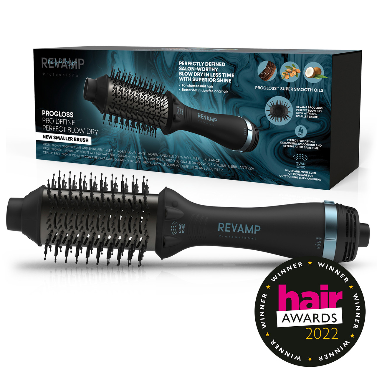 Revamp DR-1950A-EU Progloss Pro Define Perfect Blow Dry 5010777154078 Matu veidotājs