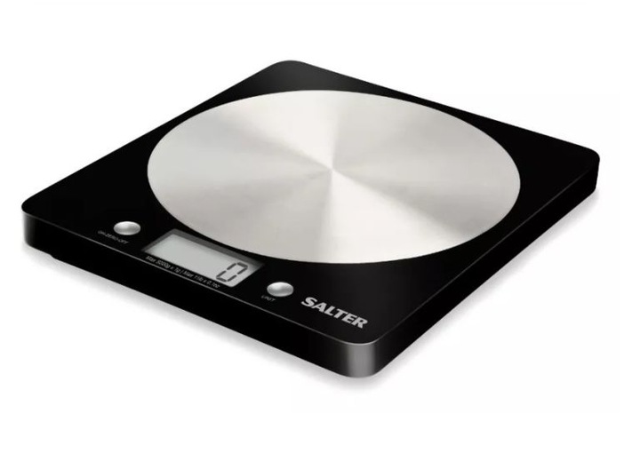 Salter 1036 BKSSDR Disc Electronic Digital Kitchen Scales Black 5010777122893 virtuves svari