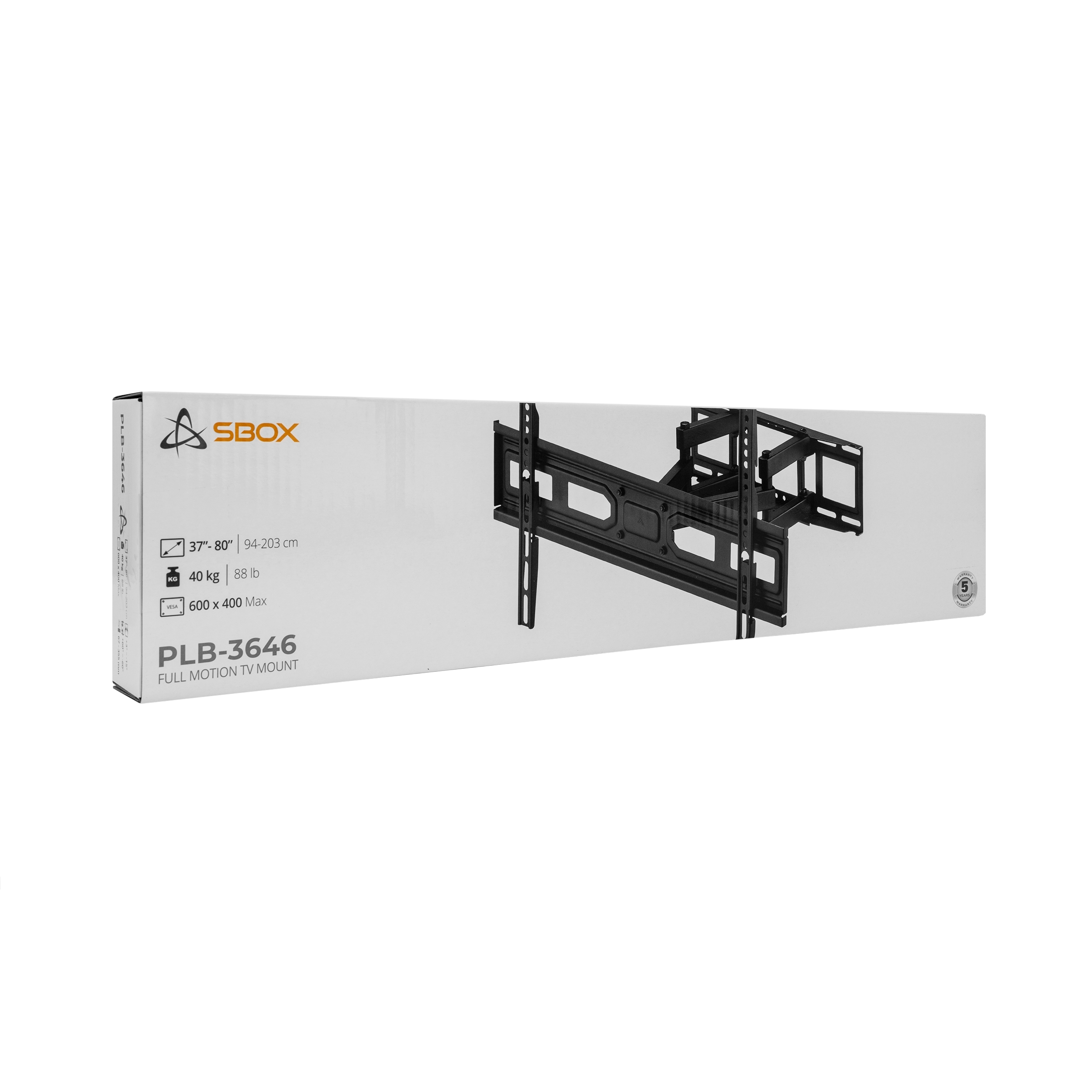 Sbox PLB-3646-2 (37-80/40kg/600x400) 3858894503070 TV stiprinājums