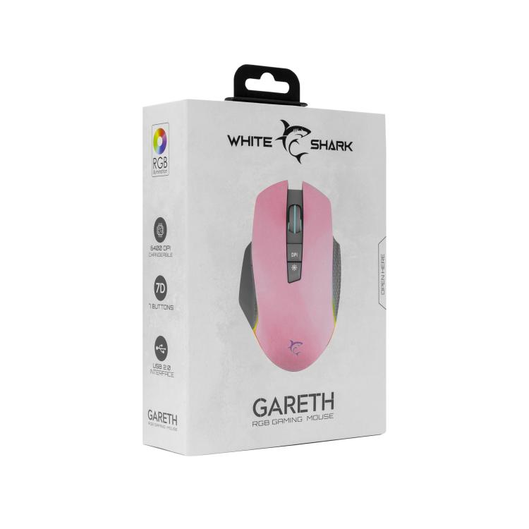 White Shark GM-5009 Gareth Pink 0736373268975 Datora pele