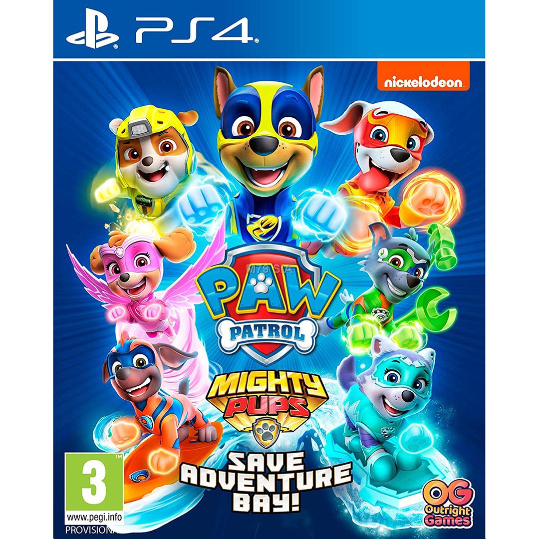 Spele prieks PlayStation 4, Paw Patrol: Mighty Pups Save Adventure Bay! spēle