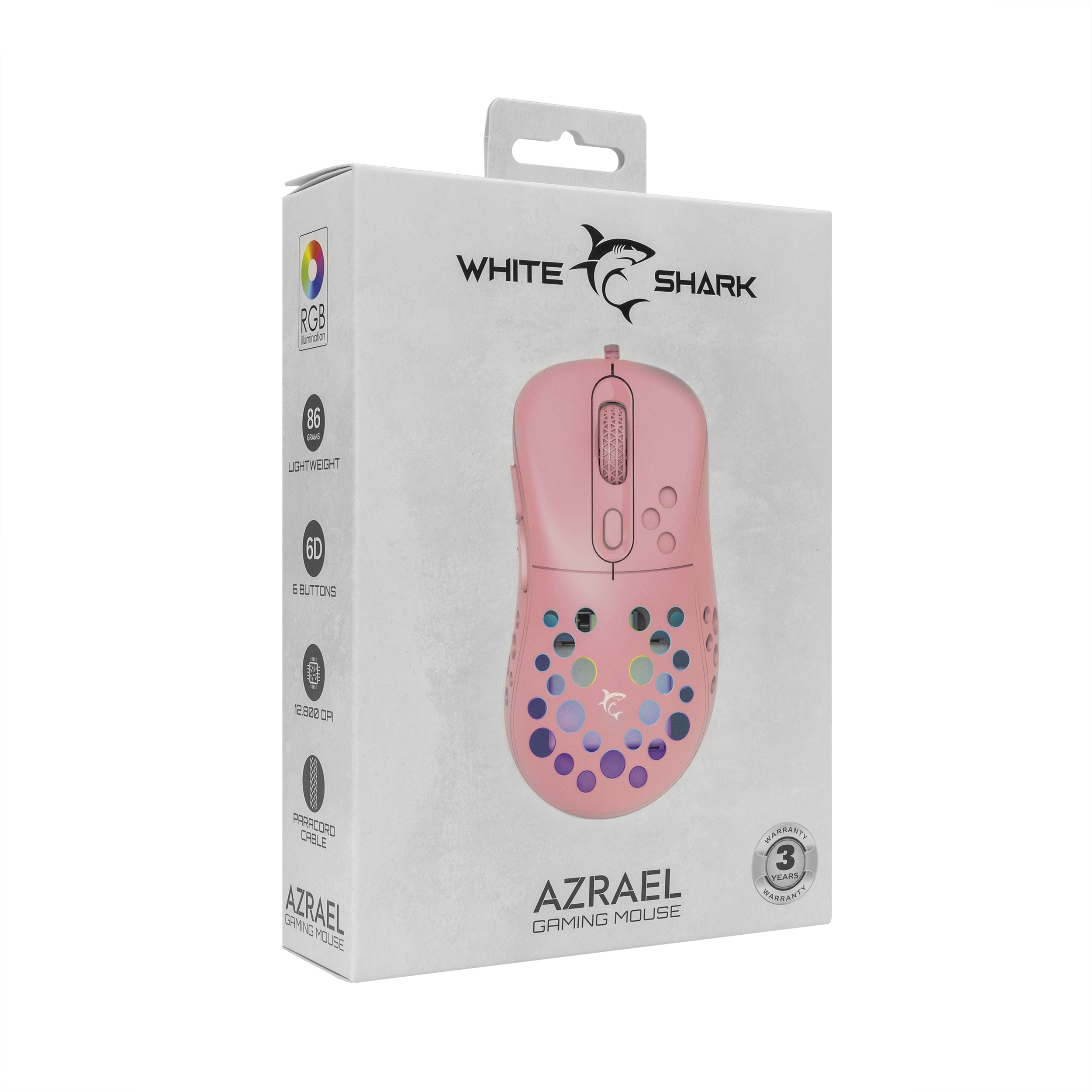 White Shark GM-5013 Azrael Pink 3858894503544 Datora pele