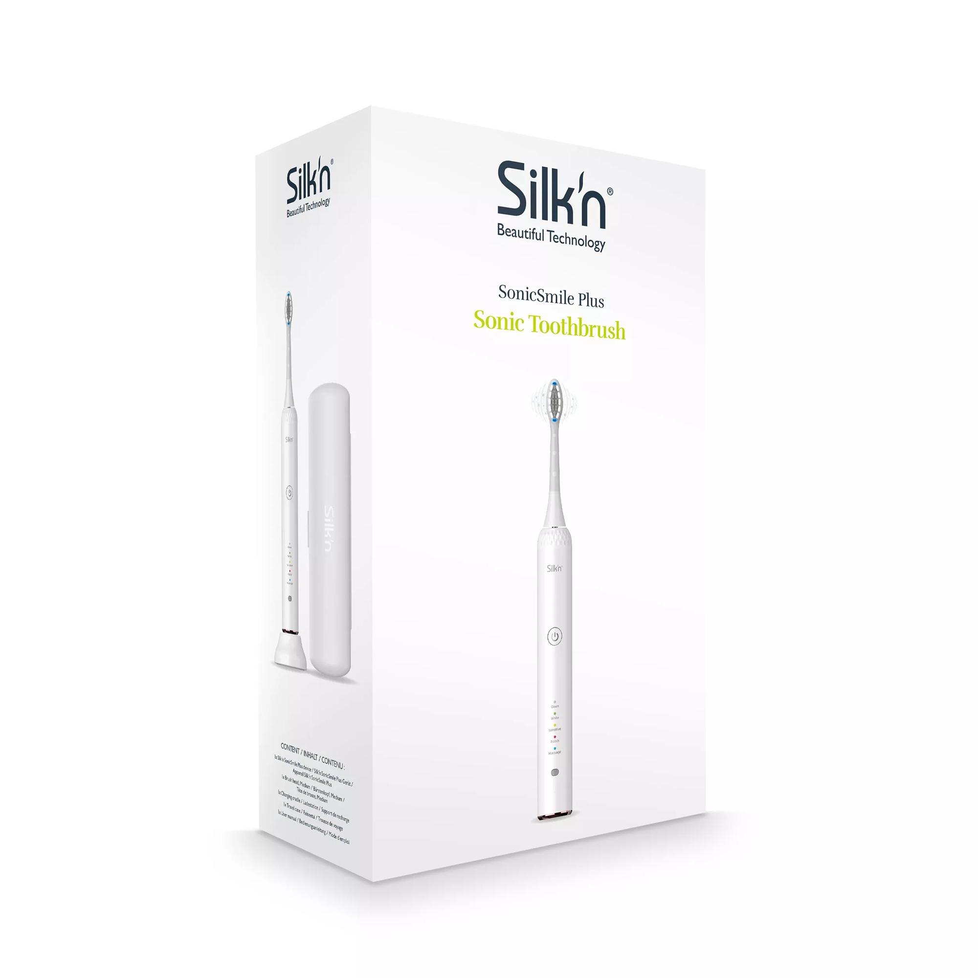 Silkn SSP1PE1W001 SonicSmile Plus white 8712856069941 mutes higiēnai