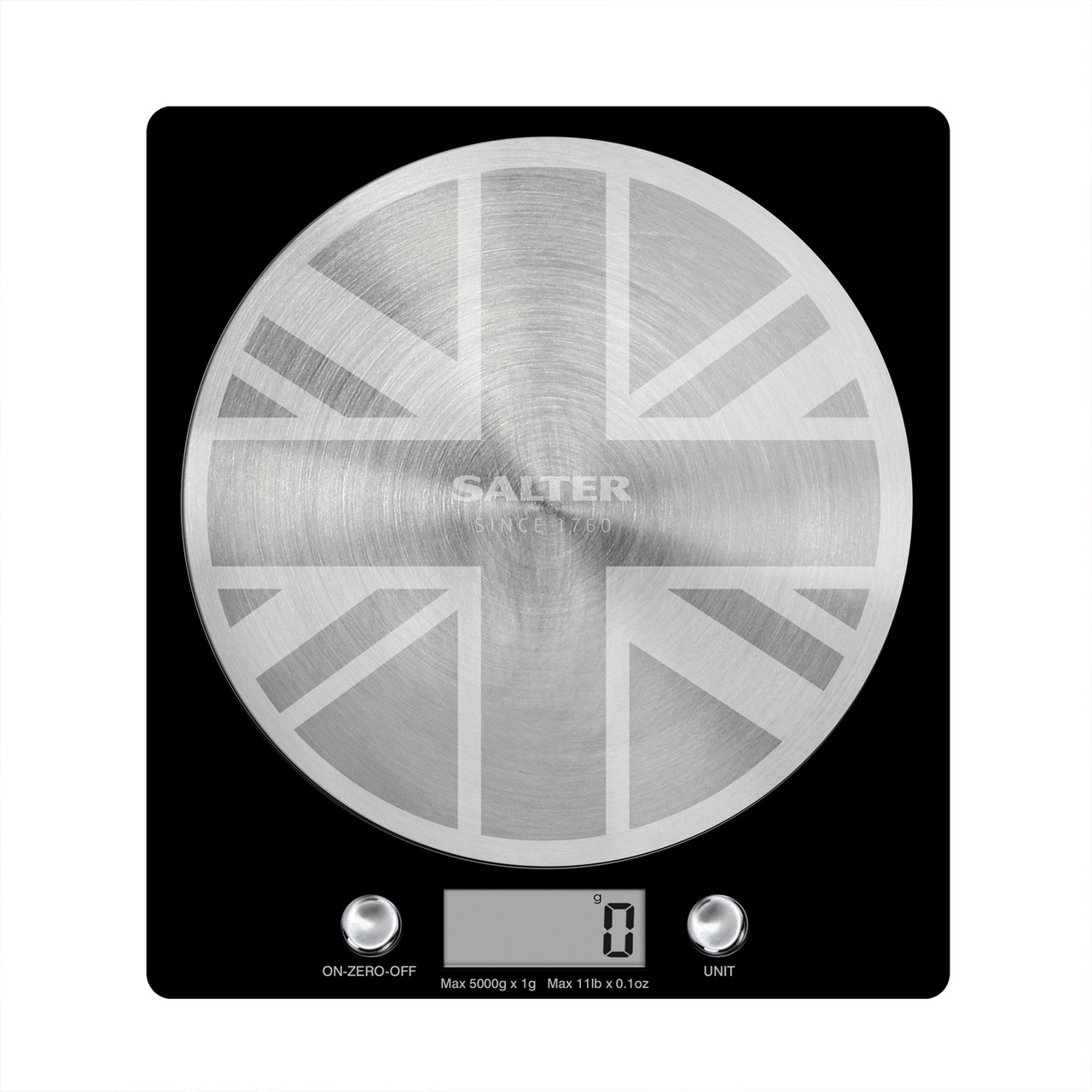 Salter 1036 UJBKDR Great British Disc Digital Kitchen Scale 5054061479355 virtuves svari