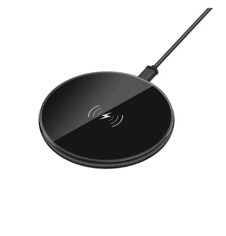 Devia Aurora Series Ultra-slim Wireless Quick Charger (V2) (10W) black 6938595322983 iekārtas lādētājs