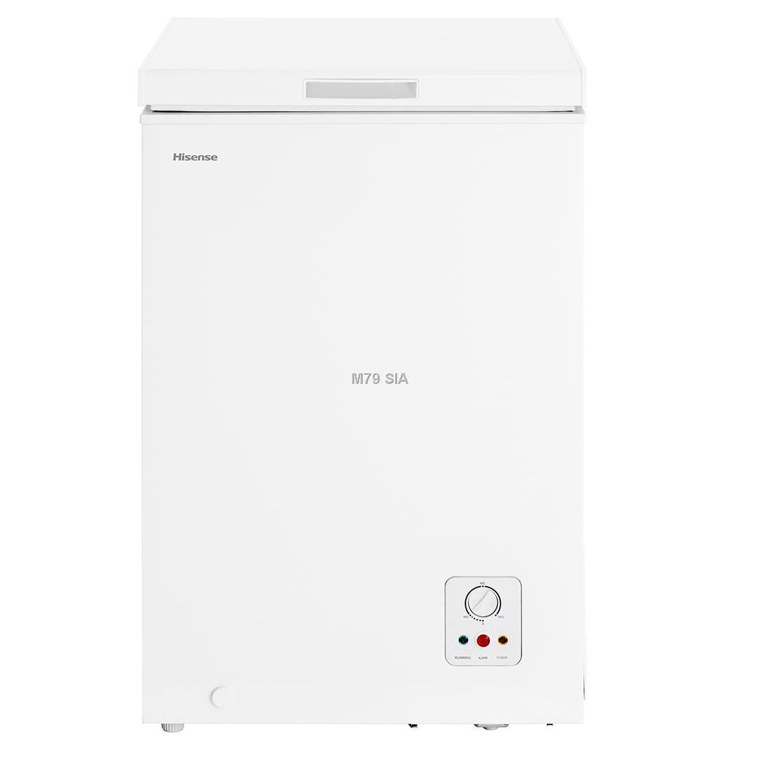 Hisense, augstums 85.4 cm, 95 L, balta - Lades tipa saldetava