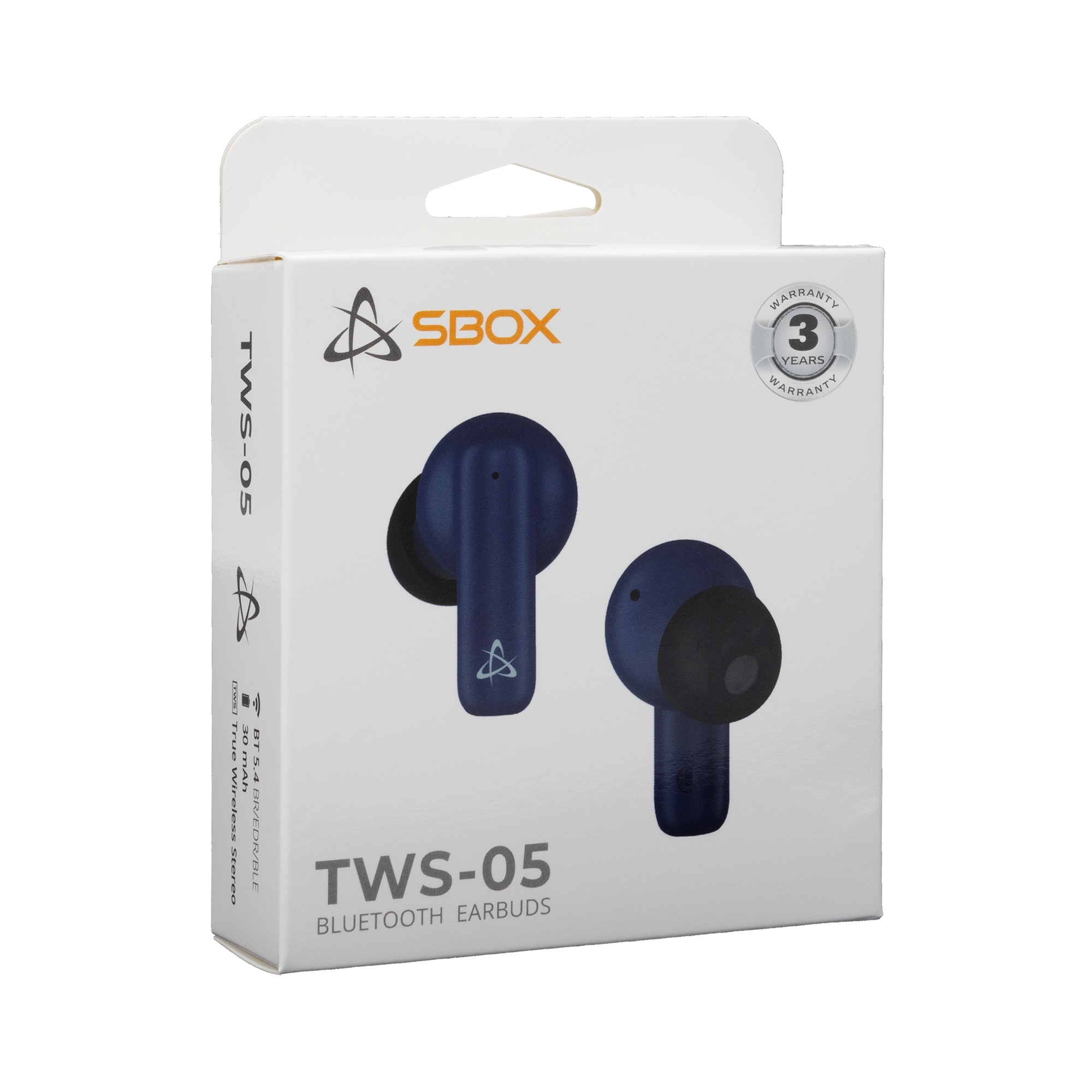 Sbox EB-TWS05 Blue 3858894504619 austiņas