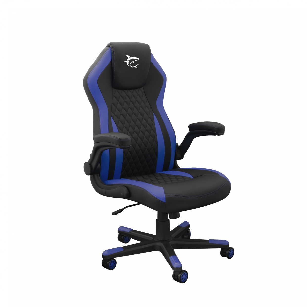 White Shark Gaming Chair Dervish K-8879 black/blue 0736373266261 datorkrēsls, spēļukrēsls