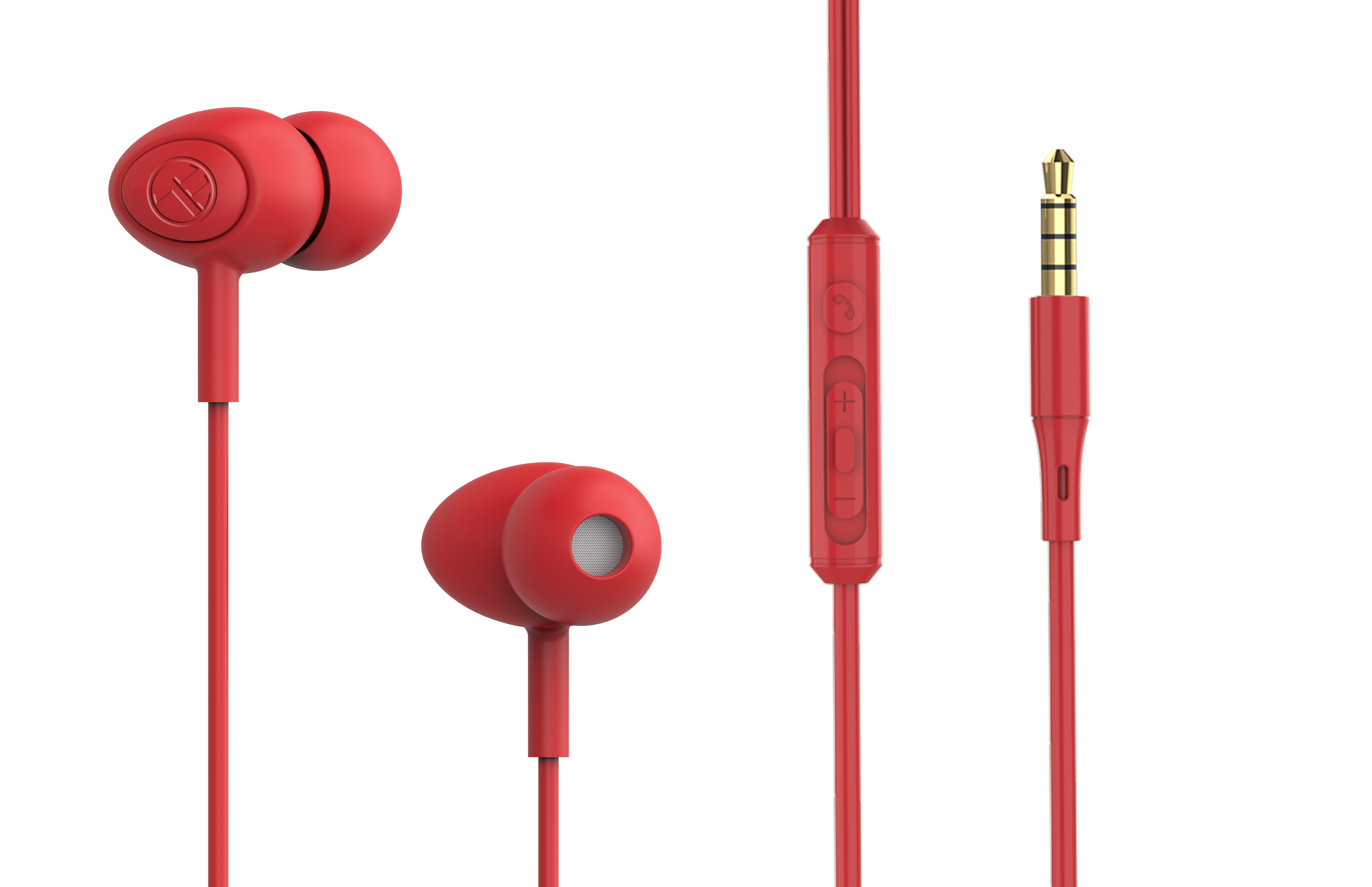 Tellur Basic Gamma Wired In-Ear Headphones Red 5949120004138 austiņas