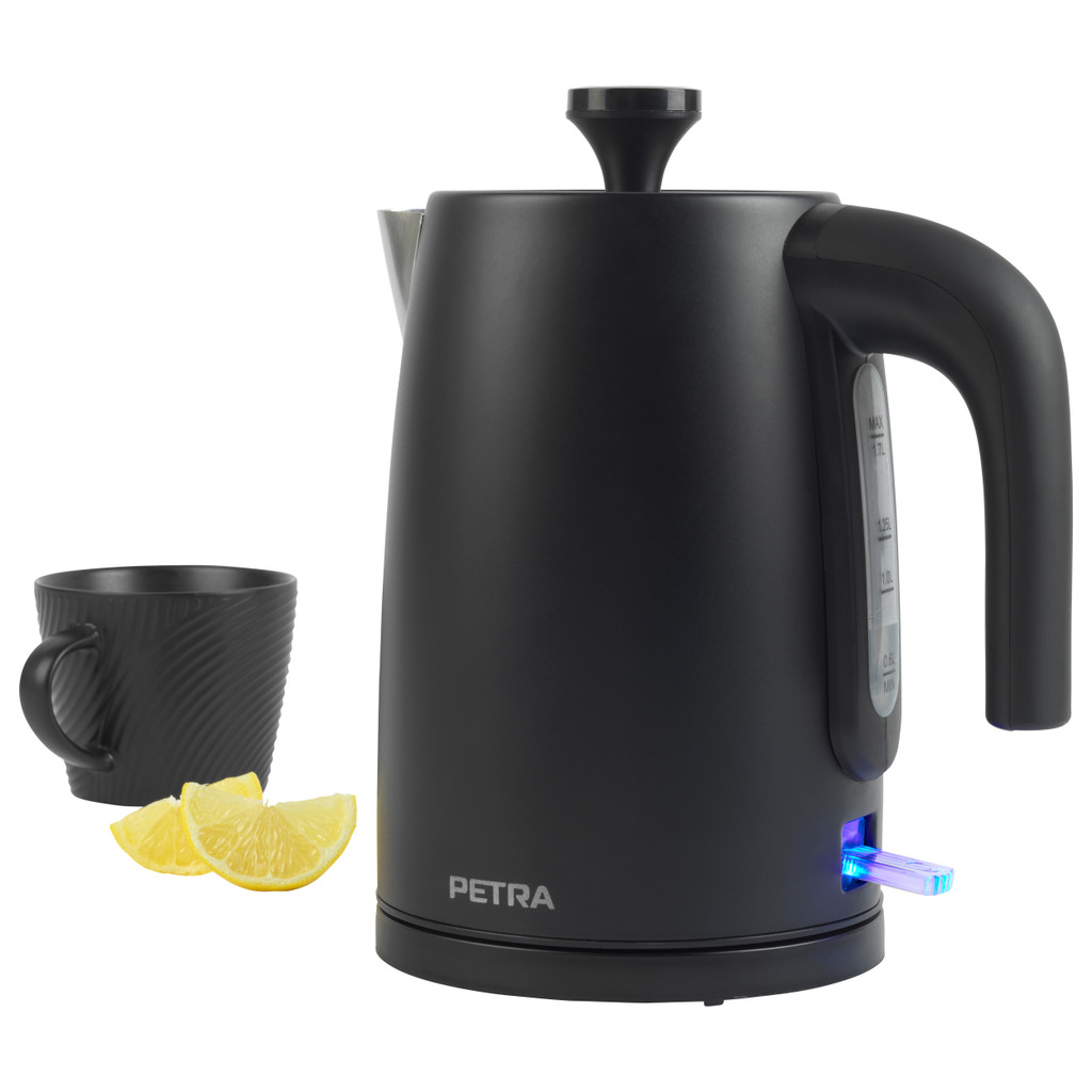 Petra PT5632MBLKVDE 3KW Kettle matte black 5054061502305 Elektriskā Tējkanna