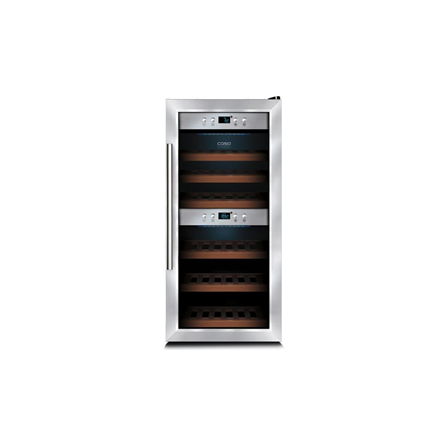 Caso | Wine cooler | WineComfort 24 | Energy efficiency class G | Free standing | Bottles capacity 24 | Cooling type Compressor technology | Vīna skapji