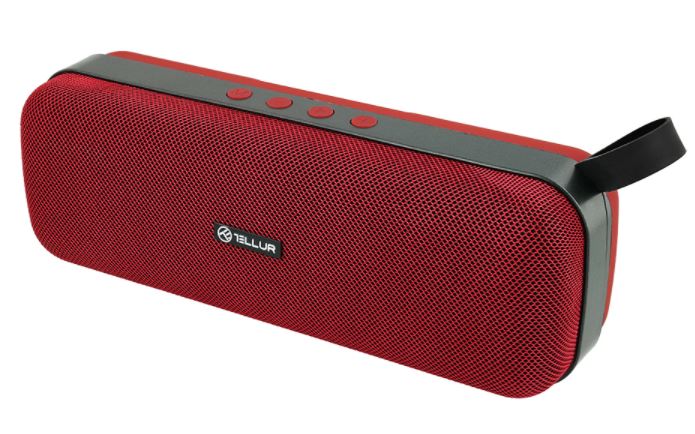 Tellur Bluetooth Speaker Loop 10W Red 5949120002622 pārnēsājamais skaļrunis