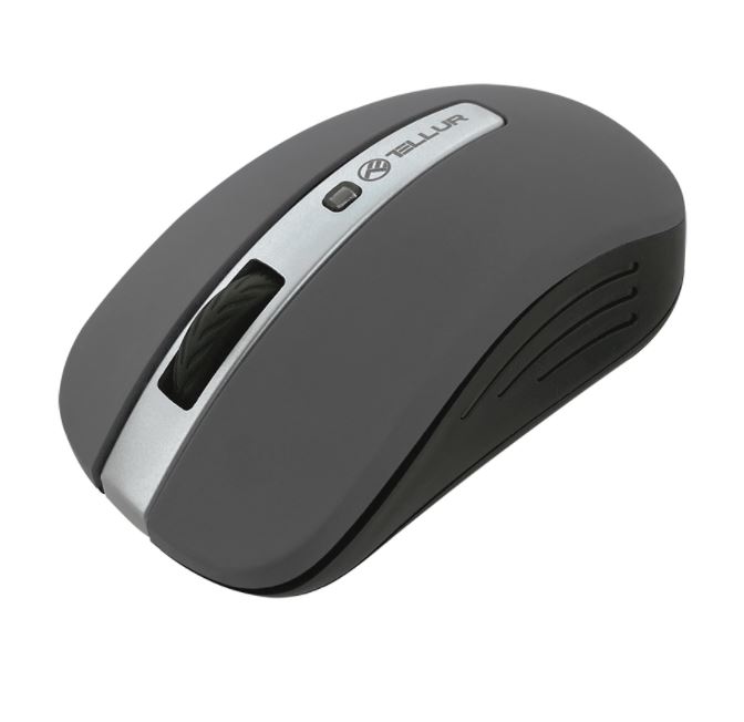 Tellur Basic Wireless Mouse, LED Dark Grey 5949120002714 Datora pele