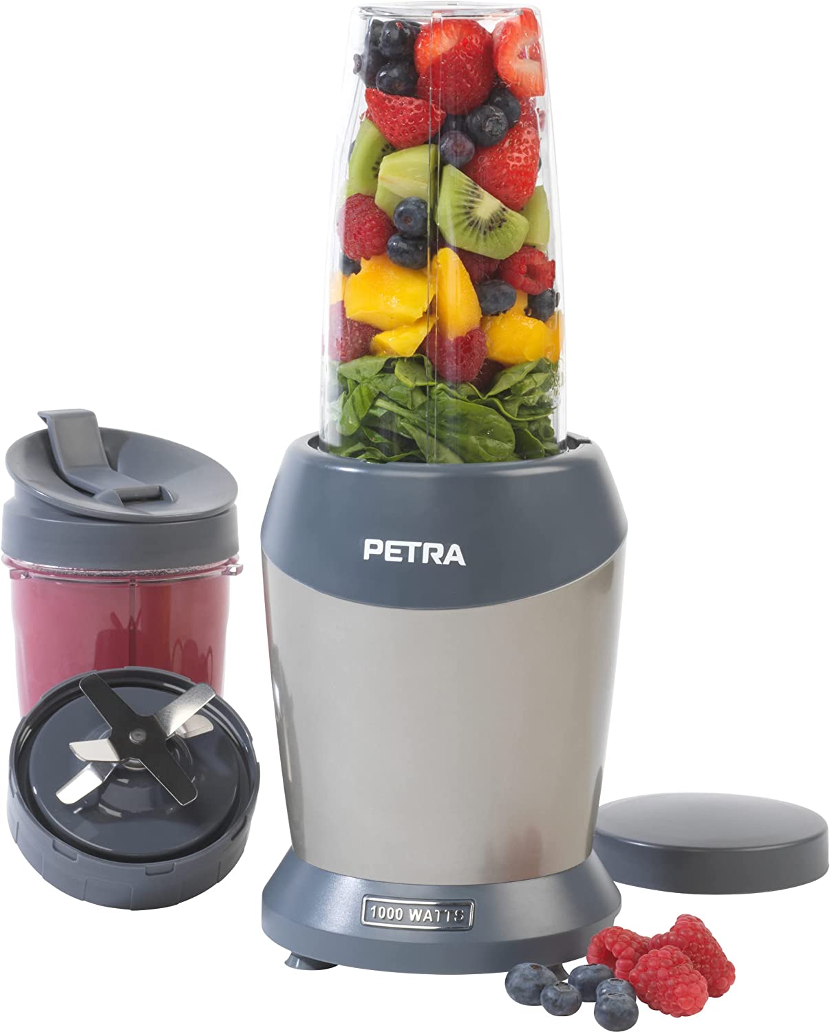 Petra PT2002V4SILVERVDEEU7 Nutrimax 1000W silver 5054061499650 Blenderis