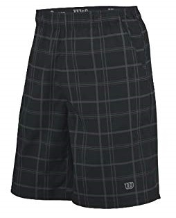 M SHORT RUSH PLAID 10'' BLACK