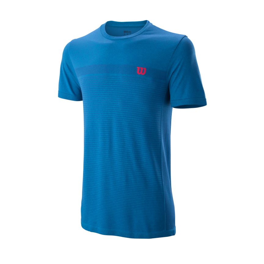 M COMPETITION SEAMLESS CREW BRILLIANT BLUE