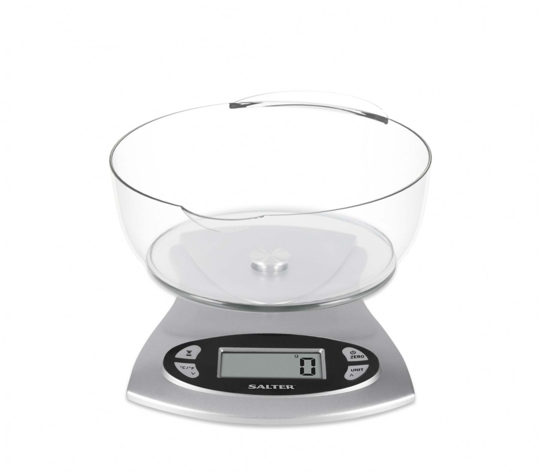 Salter 1069 SVDR 5KG Electronic Kitchen Scale - Silver 5010777144352 virtuves svari