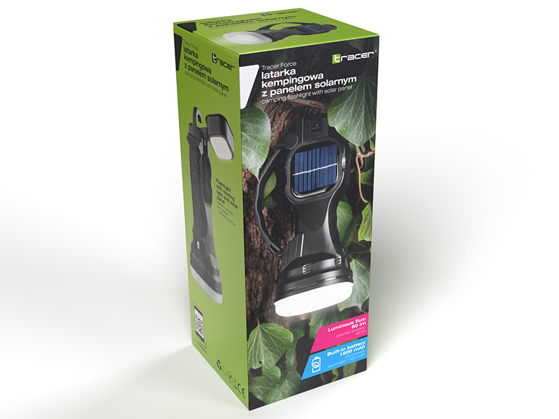 Tracer 47140 Force Solar Camping Torch 5907512869840 kabatas lukturis