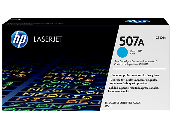 HP LaserJet 507A CYAN toneris