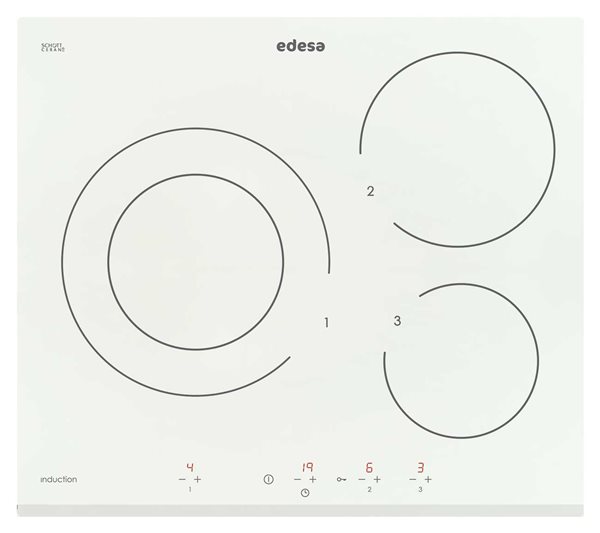 Edesa EIT-6328 B WH 8435436110566 plīts virsma