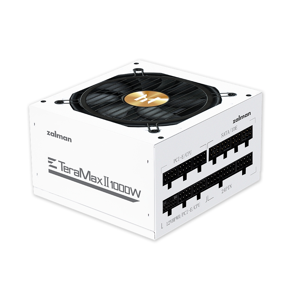 Zalman ZM1000-TMX2 TeraMaxII 1000W 80+ Gold White 8809213765643 Barošanas bloks, PSU