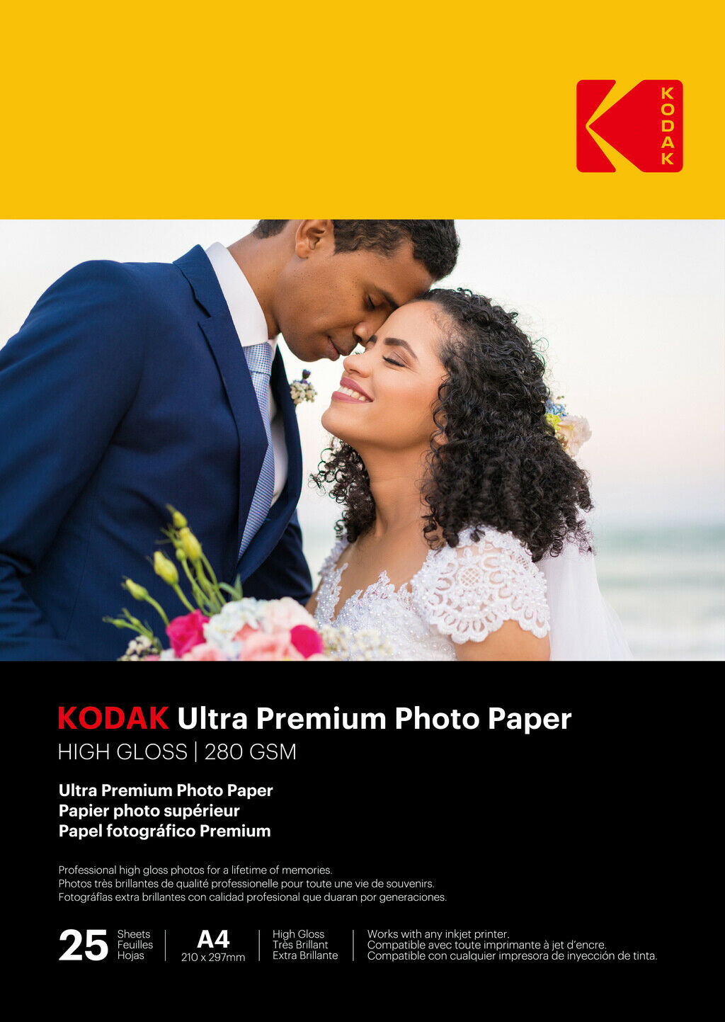 Kodak Ultra Prem Photo 280g 10.4 Glossy A4x25 926798912618 foto papīrs