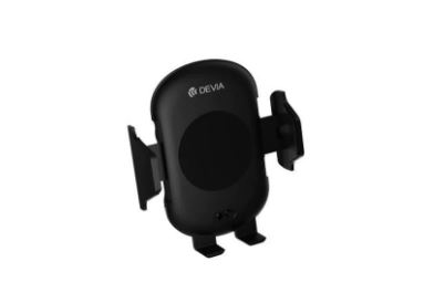 Devia Smart series Infrared sensor Wireless Charger Car Mount black 6938595311062 iekārtas lādētājs