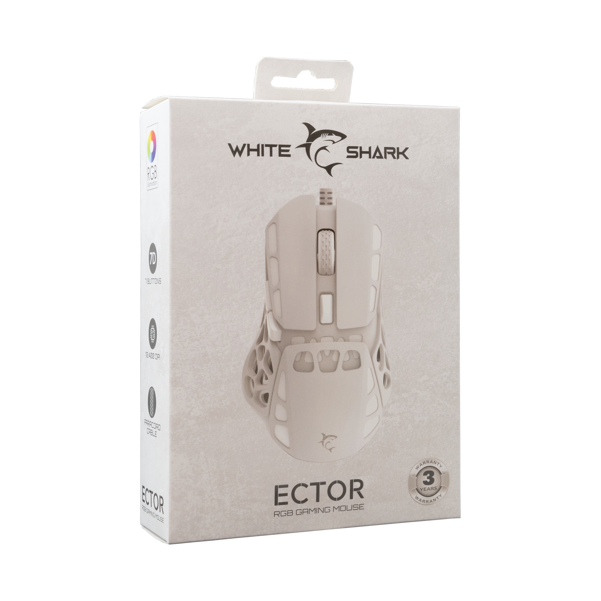 White Shark GM-5016 Ector White 3858894504411 Datora pele