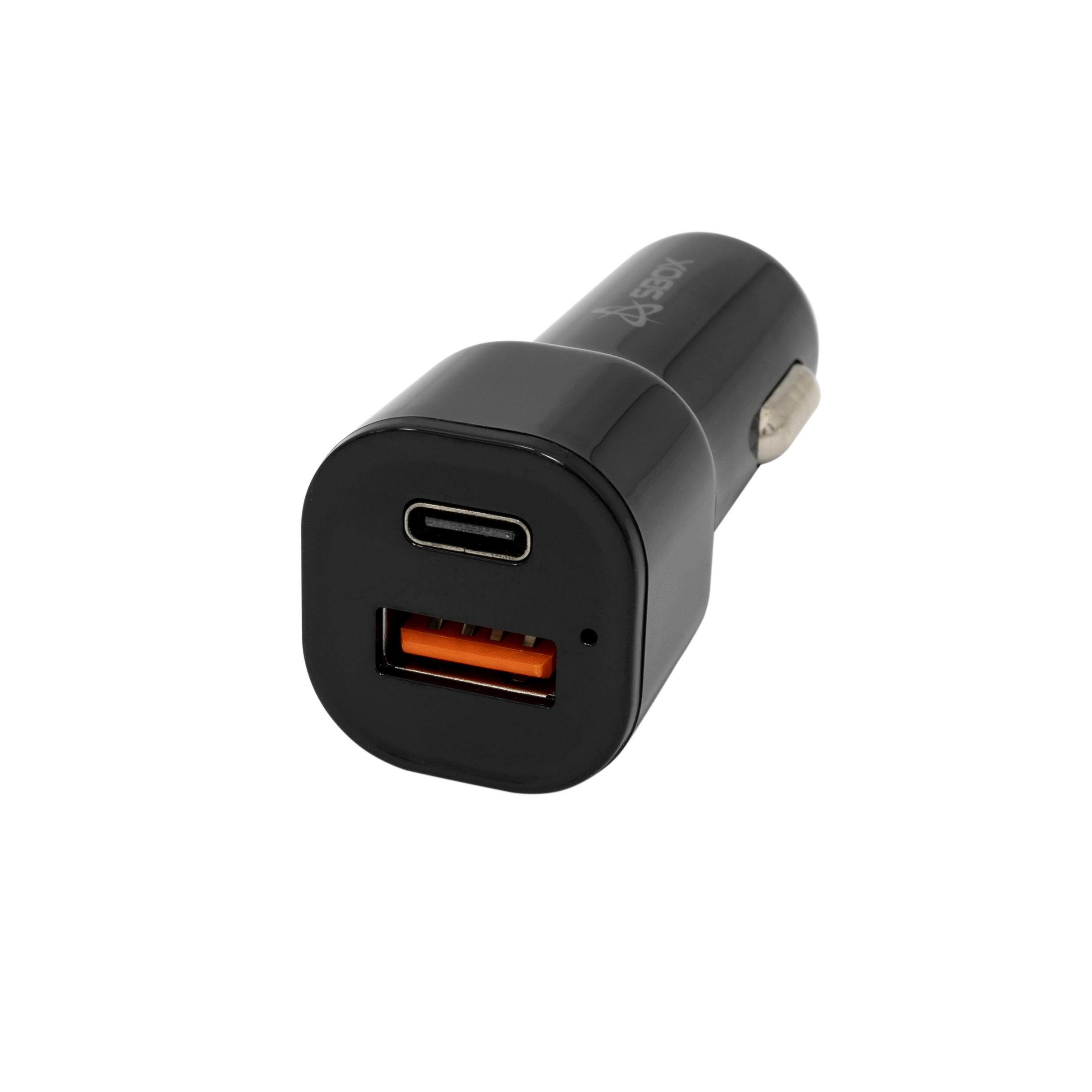 Sbox Car Charger CC-038 38W Black 3858894503179 iekārtas lādētājs