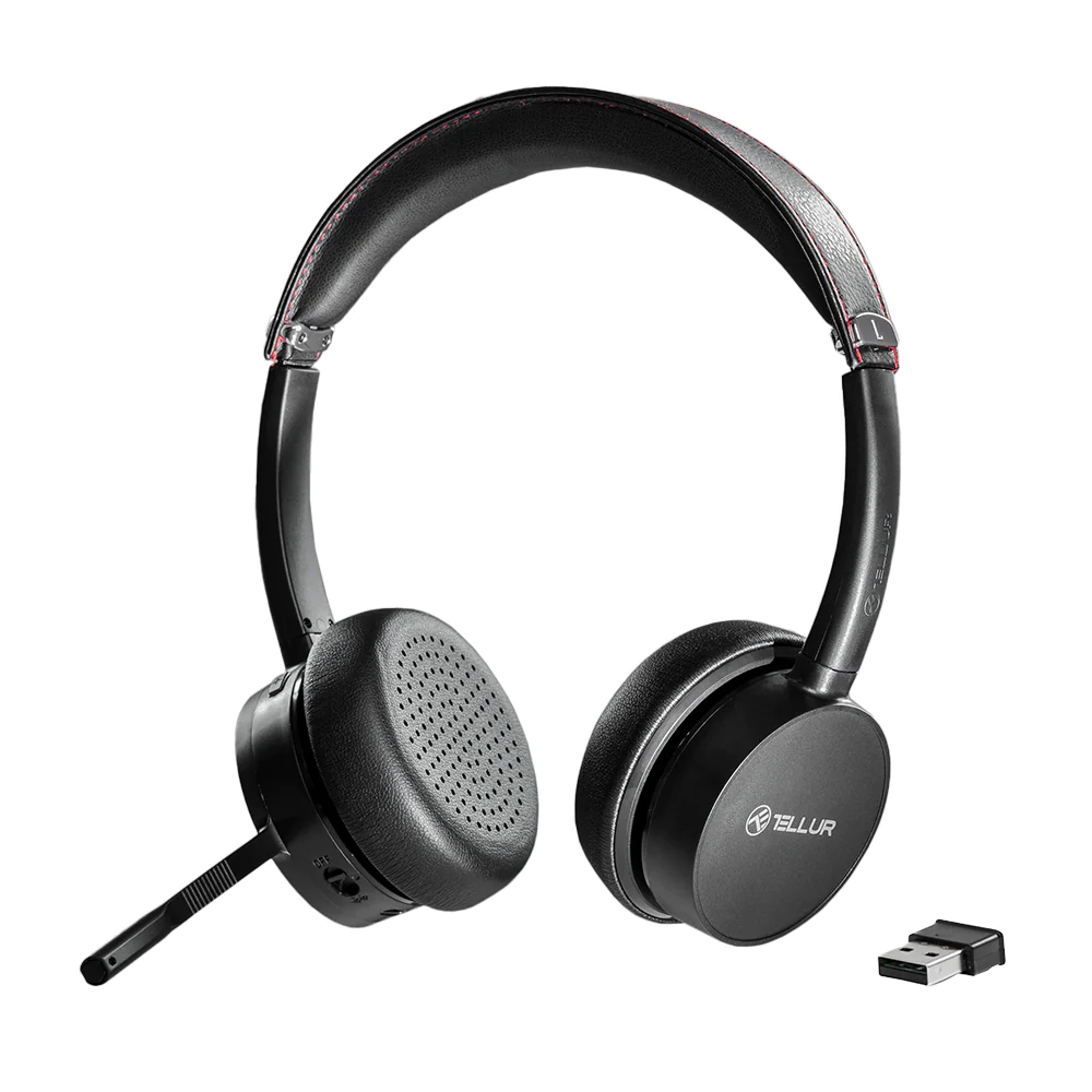 Tellur Voice Pro Wireless Call Center Headset Black 5949120004879 austiņas