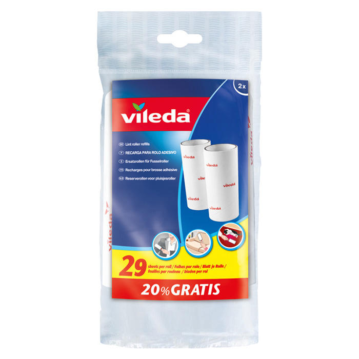 Drebju rullitis Vileda Lint Roller maina 1gab. 106079