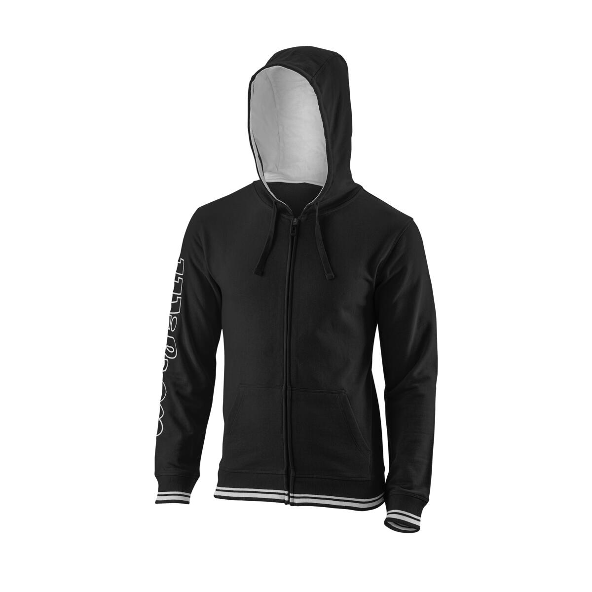 TEAM II FULL ZIP HOODY BLACK