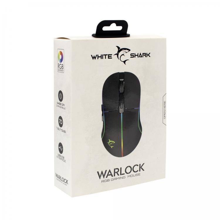 White Shark GM-5010 Warlock Black 0736373269361 Datora pele